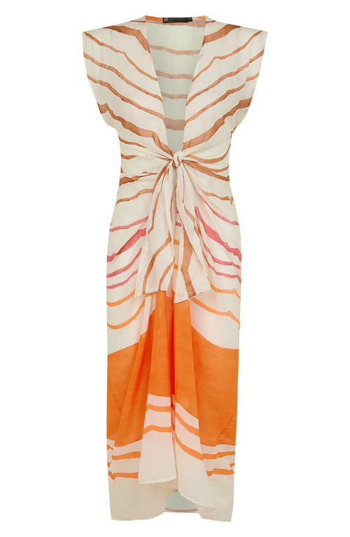 Vix Swimwear Sandstone Sasha Maxi Cover-up Dress In Multi