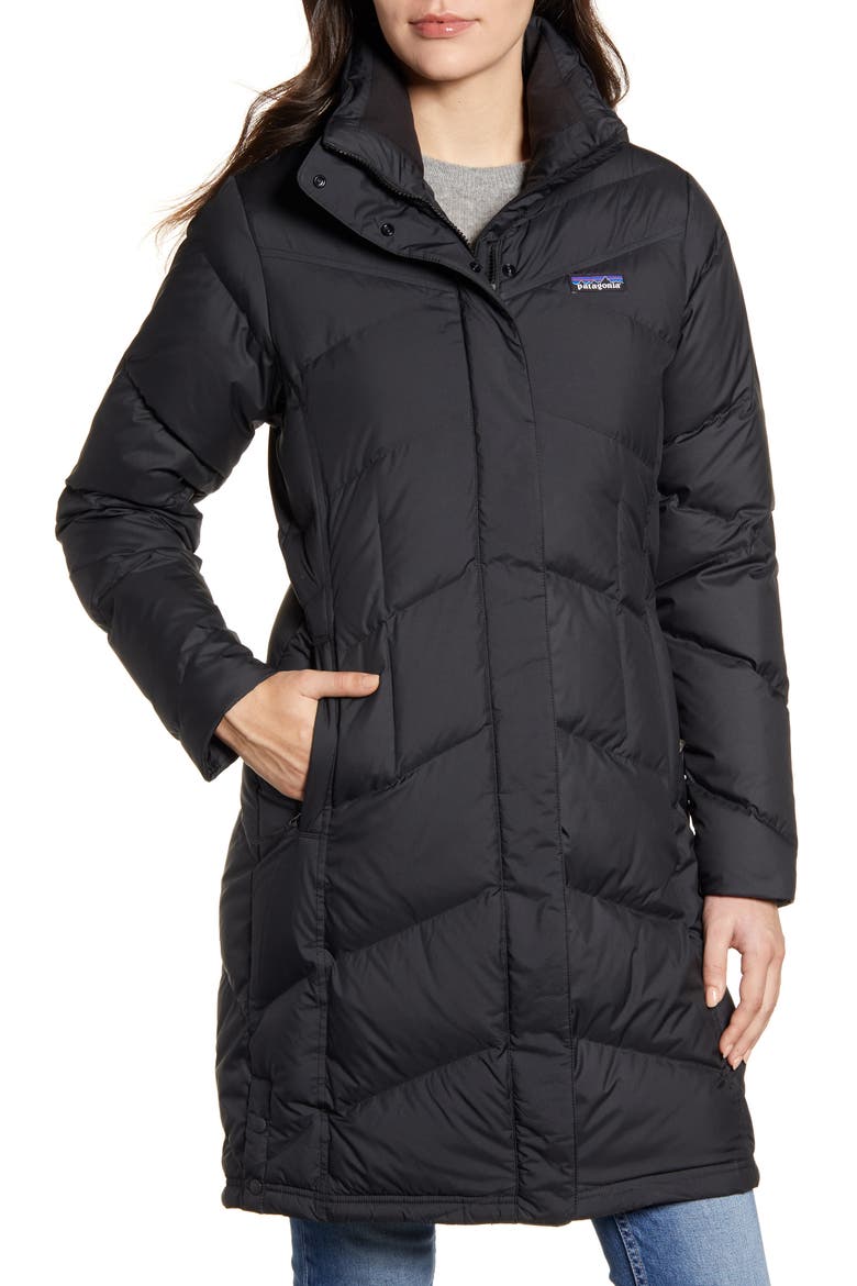 Down With It Hooded Down Parka, Alternate, color, BLACK