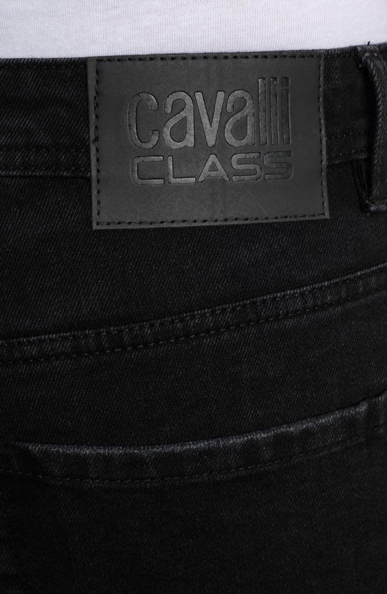 Roberto Cavalli Slim Fit Jeans, Alternate, color, Black