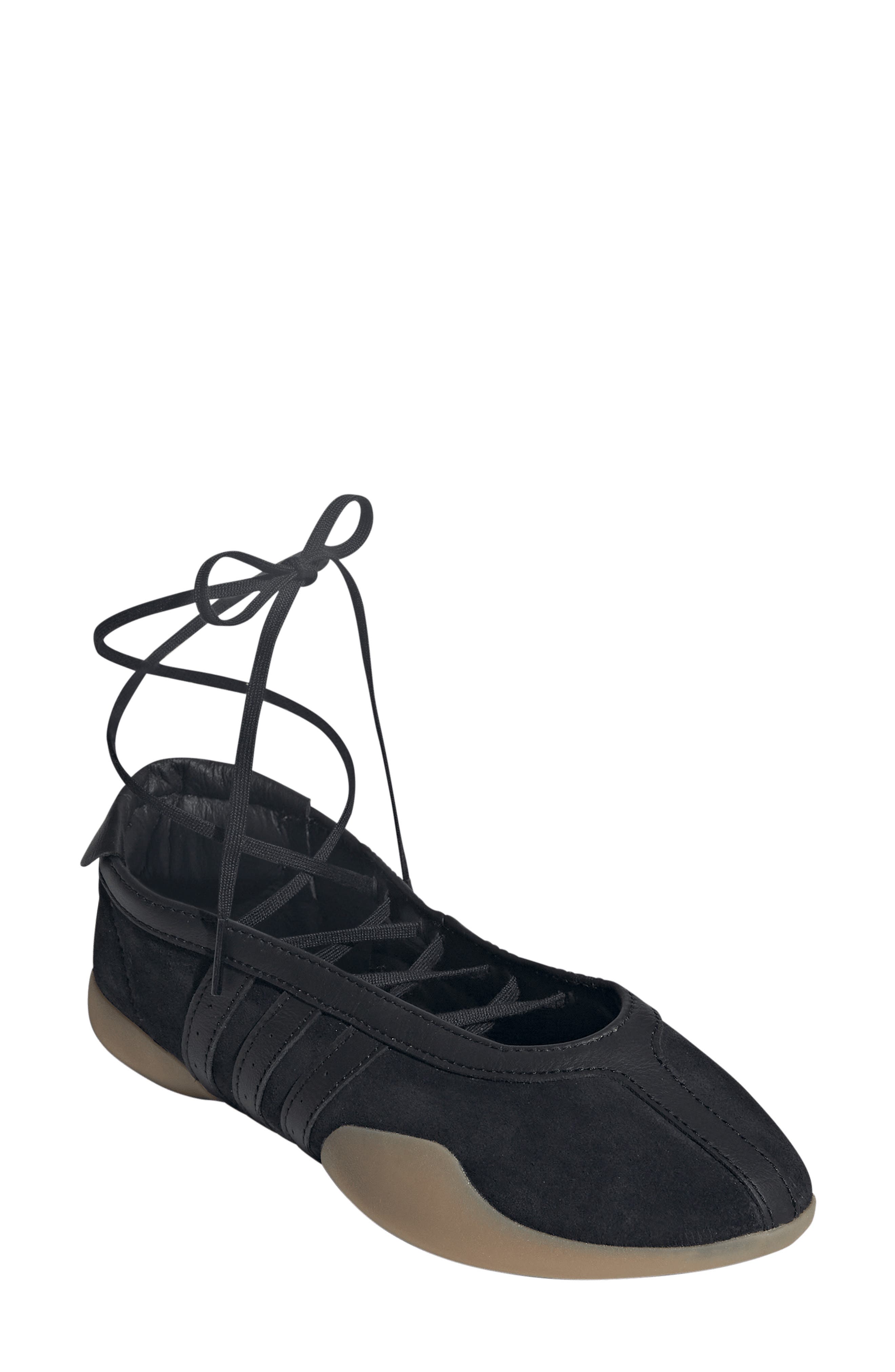 adidas Taekwondo Mei Ballet Flat, Main, color, Black/ White/ Gum