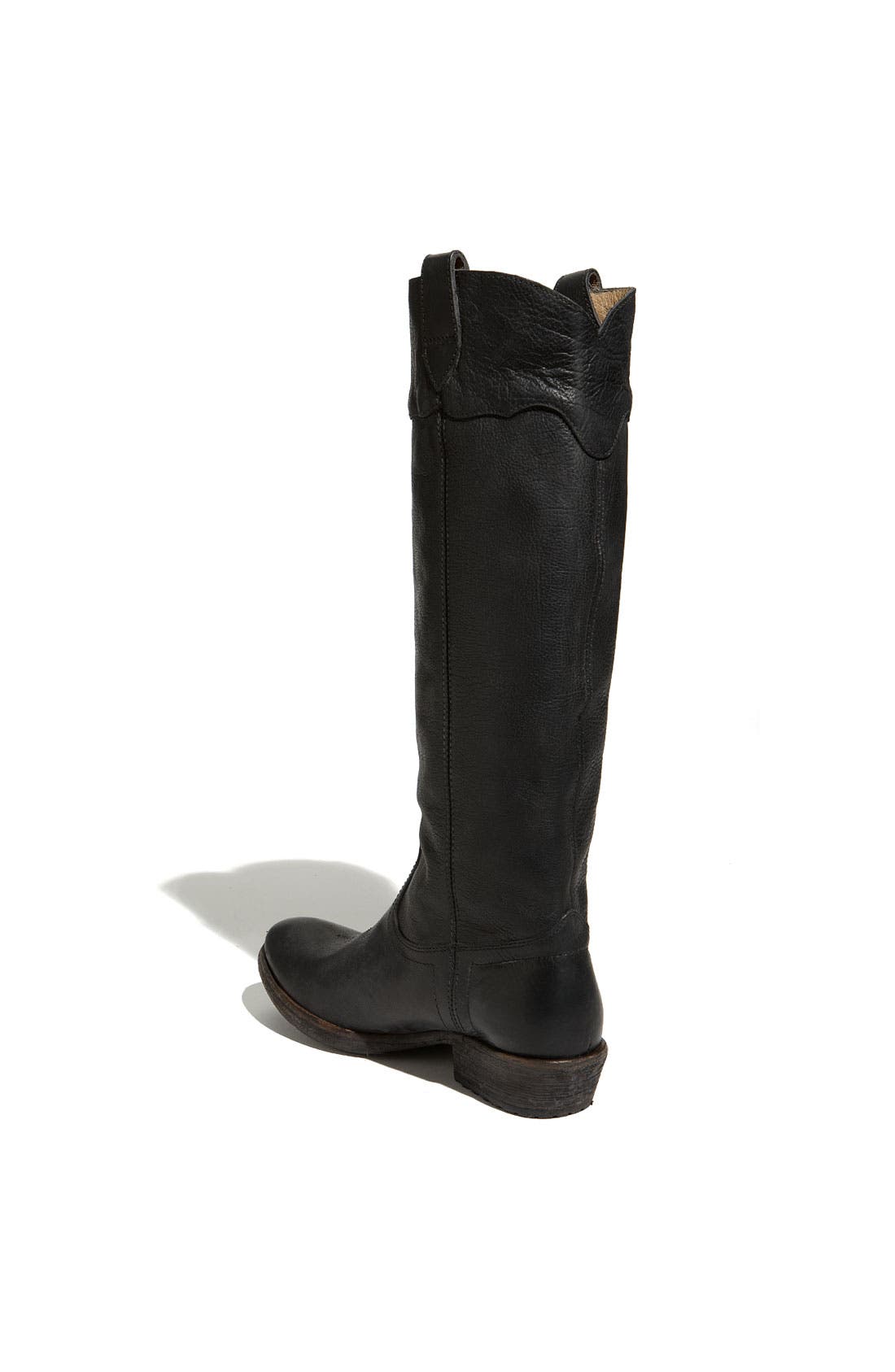 'Carson Lug' Boot, Alternate, color, BLACK