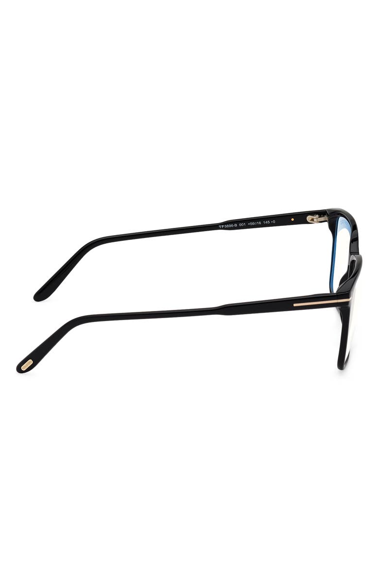 TOM FORD 56mm Rectangular Optical Glasses, Alternate, color, 