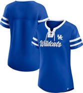 FANATICS Women's Fanatics  Royal Kentucky Wildcats Iconic Athena Lace-Up T-Shirt