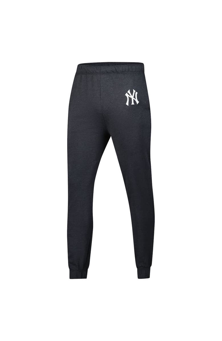 FANATICS Men's Fanatics  Heather Charcoal New York Yankees Fleece Jogger Pants, Alternate, color, 