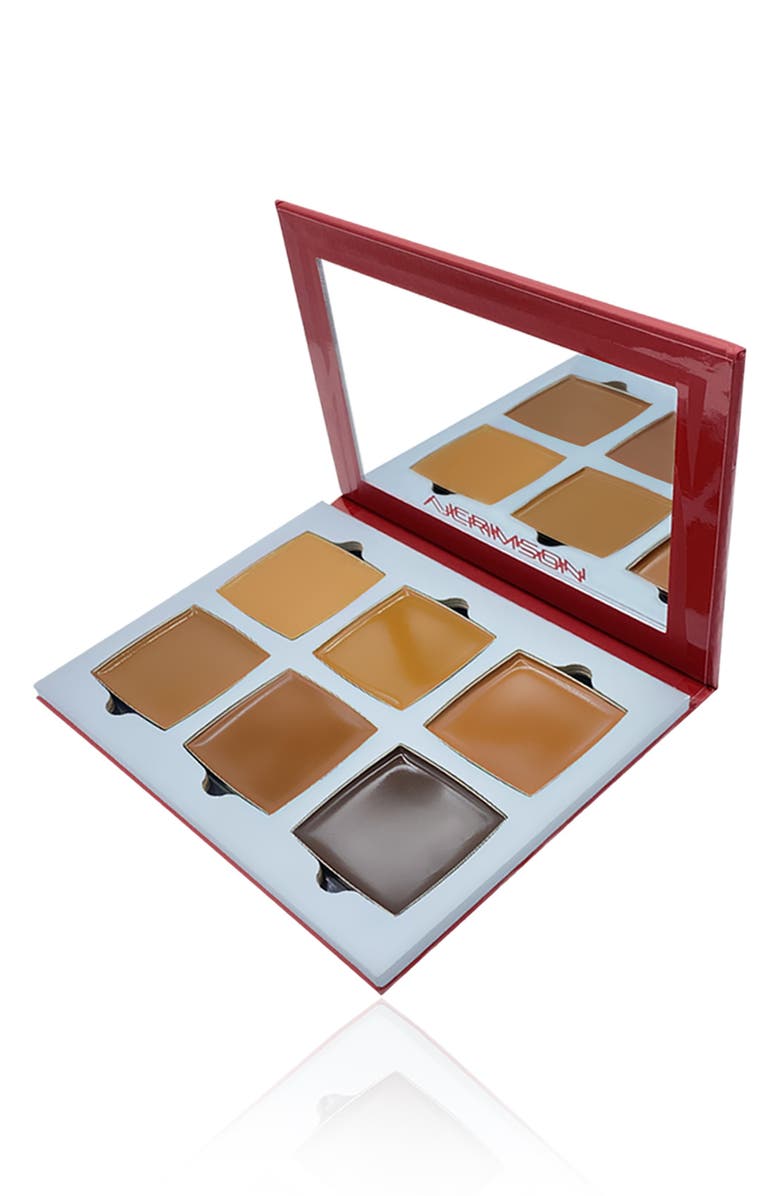 AJ CRIMSON BEAUTY Artist Kit Dual Skin Creme Foundation Palette, Main, color, 