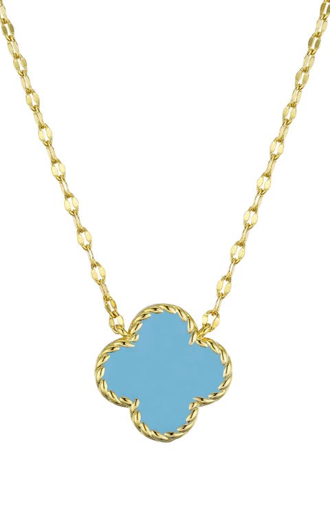 Kids' Clover Pendant Necklace
