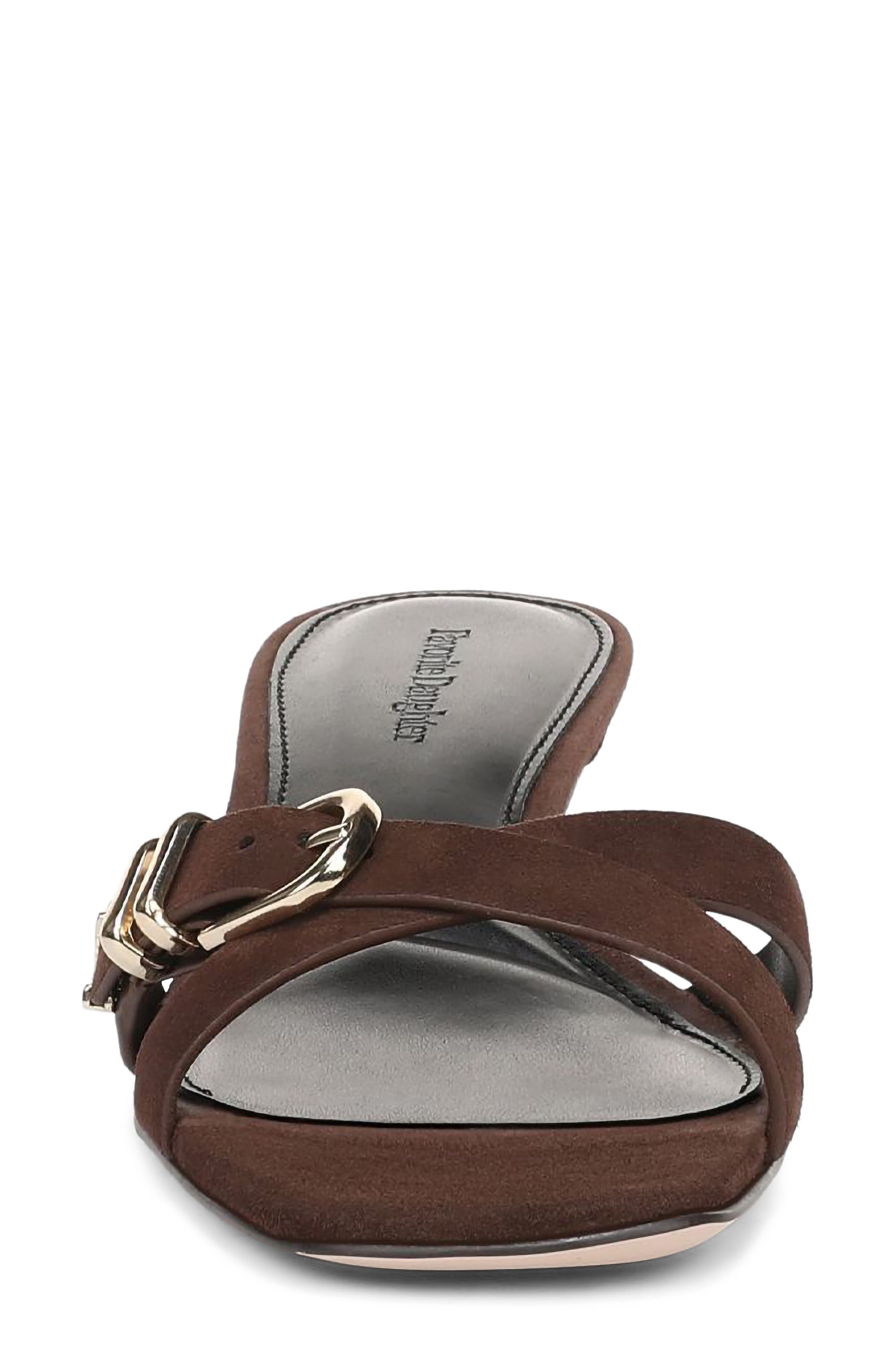 Shiloh Kitten Heel Sandal, Alternate, color, COFFEE SUEDE