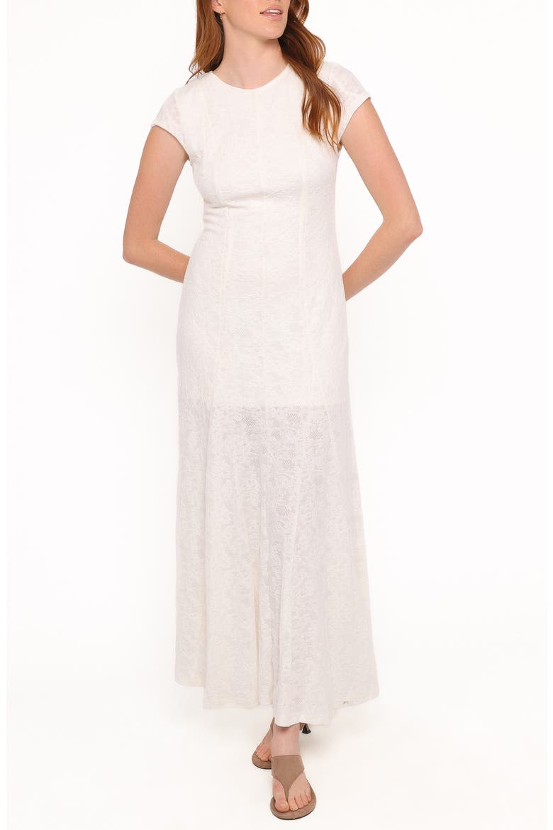 Constance Lace Maxi Dress, Main, color, WHITE