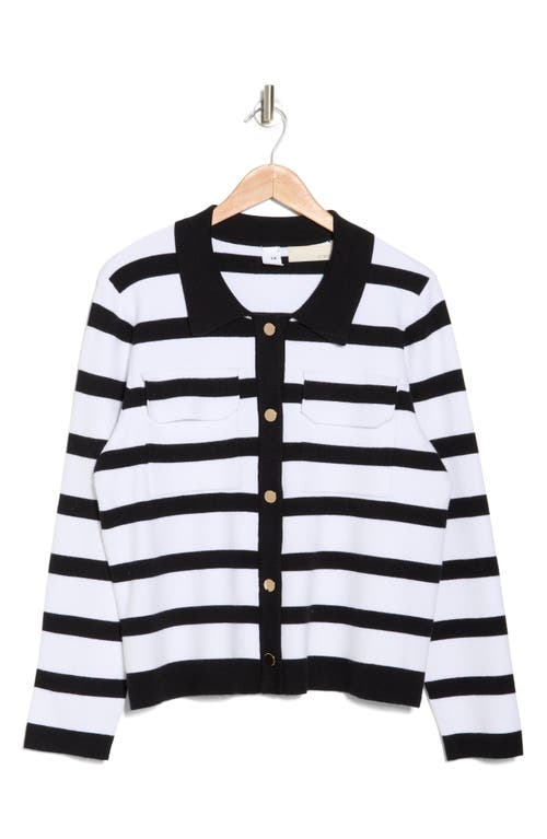 By Design Phoebe Crop Cardigan In Multi