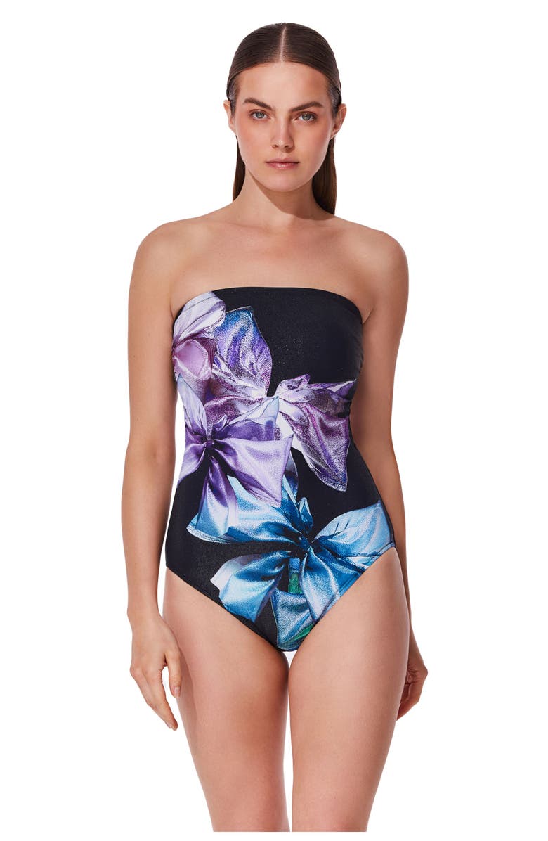 Gottex Pretty Women Bandeau One Piece, Main, color, Black