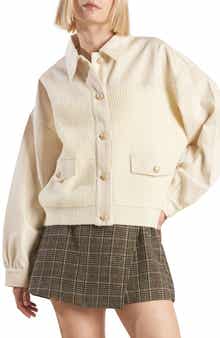 FREEMARKET Mixed Media Jacket