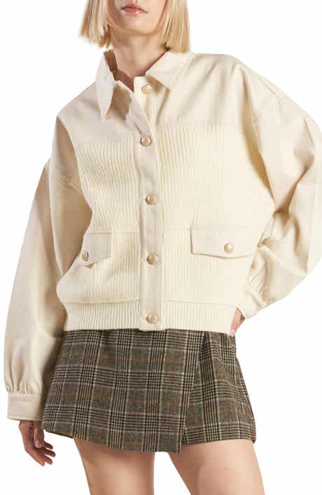 FREEMARKET Mixed Media Jacket