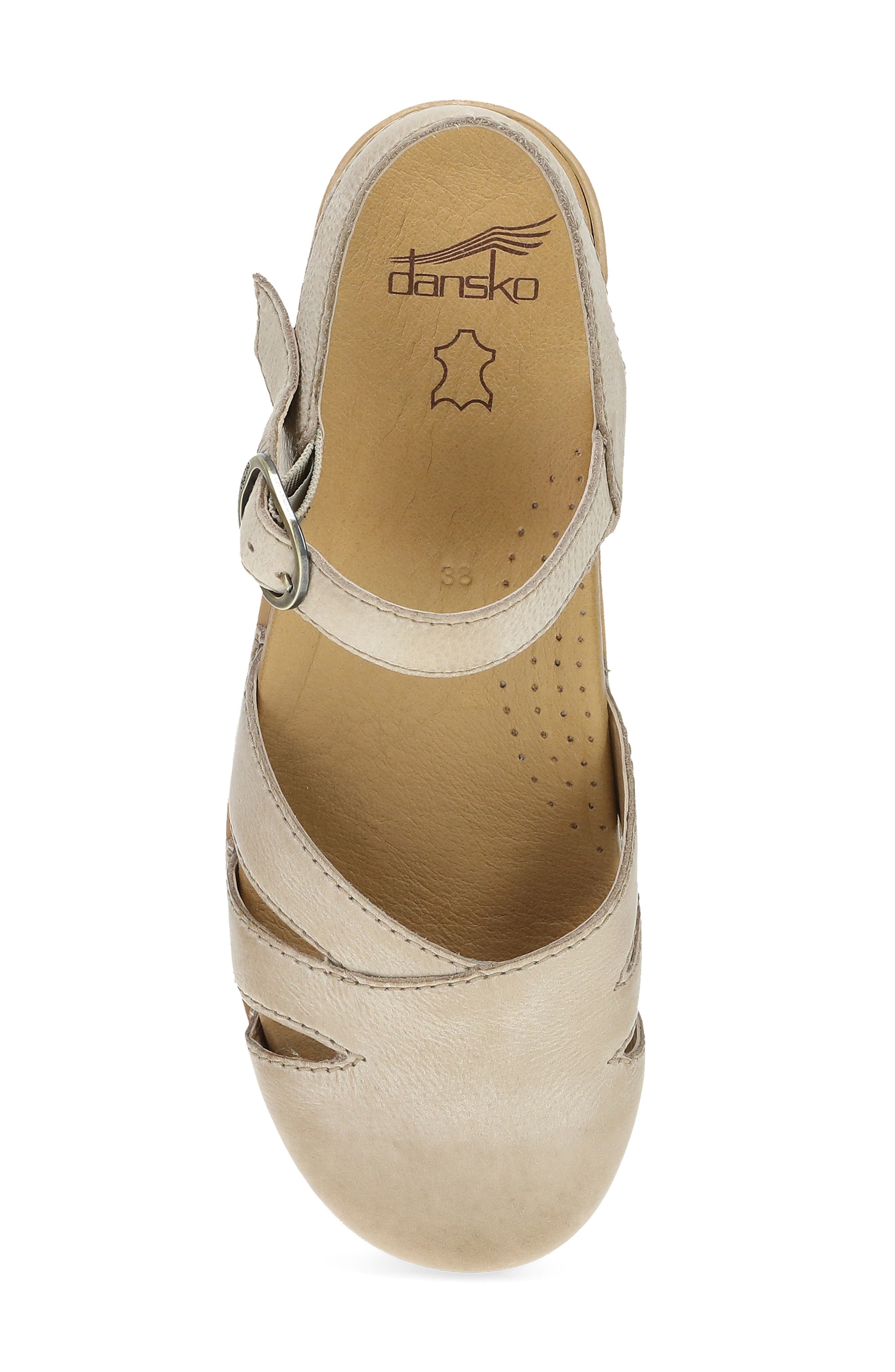 Margreta Clog, Alternate, color, BISCOTTI