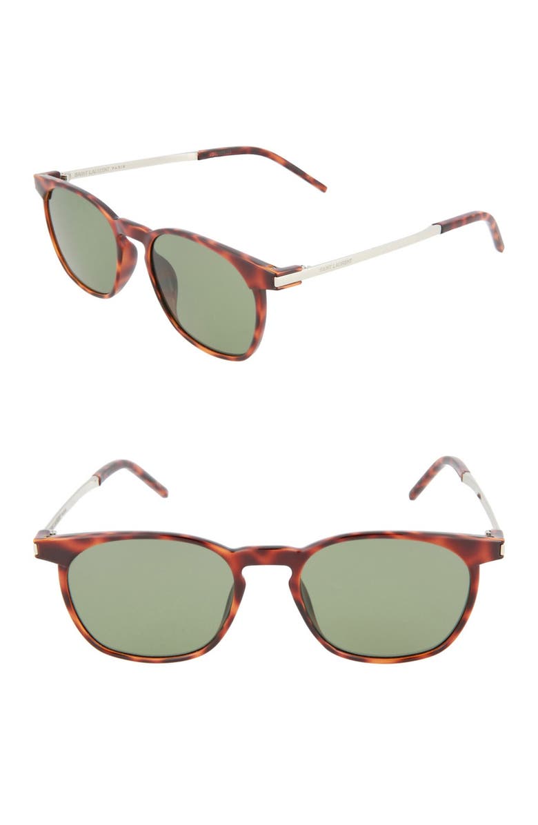 Saint Laurent 51mm Square Sunglasses, Main, color,