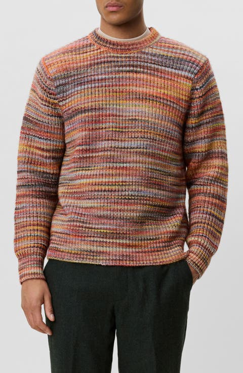 Space Rib Crewneck Sweater