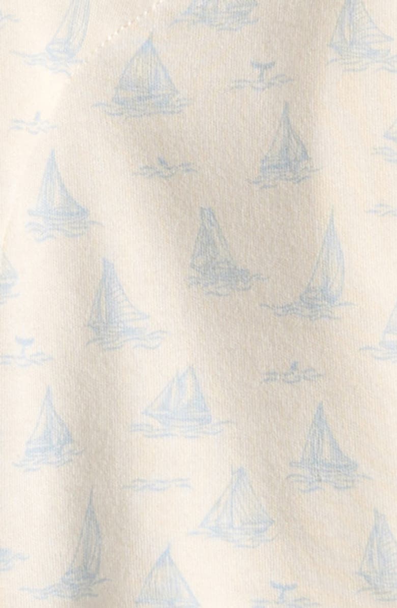 Magnetic Me Tiny Tides Organic Cotton Top, Pants & Hat Set, Alternate, color, White