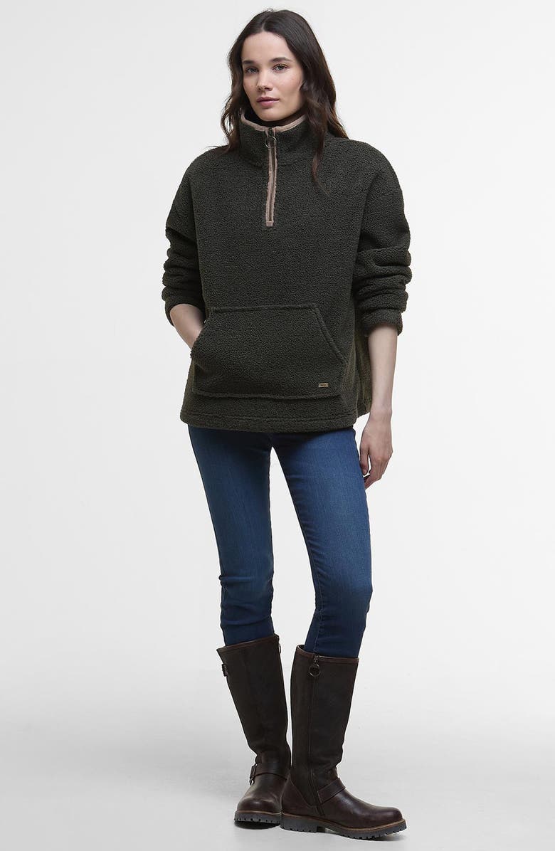 Barbour Bamburgh Fleece Half Zip Pullover, Alternate, color,