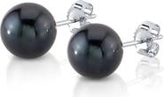 The Pearl Source Akoya Round Pearl Stud Earrings 7.5-8mm