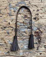 Fortela Leather Tassel Keychain