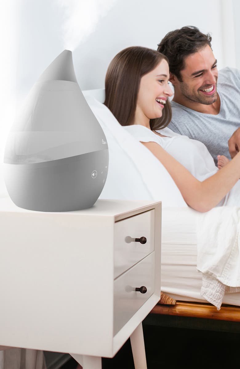 Crane Air Drop 2.0 4-in-1 1-Gallon Cool Mist Humidifier, Alternate, color, Grey