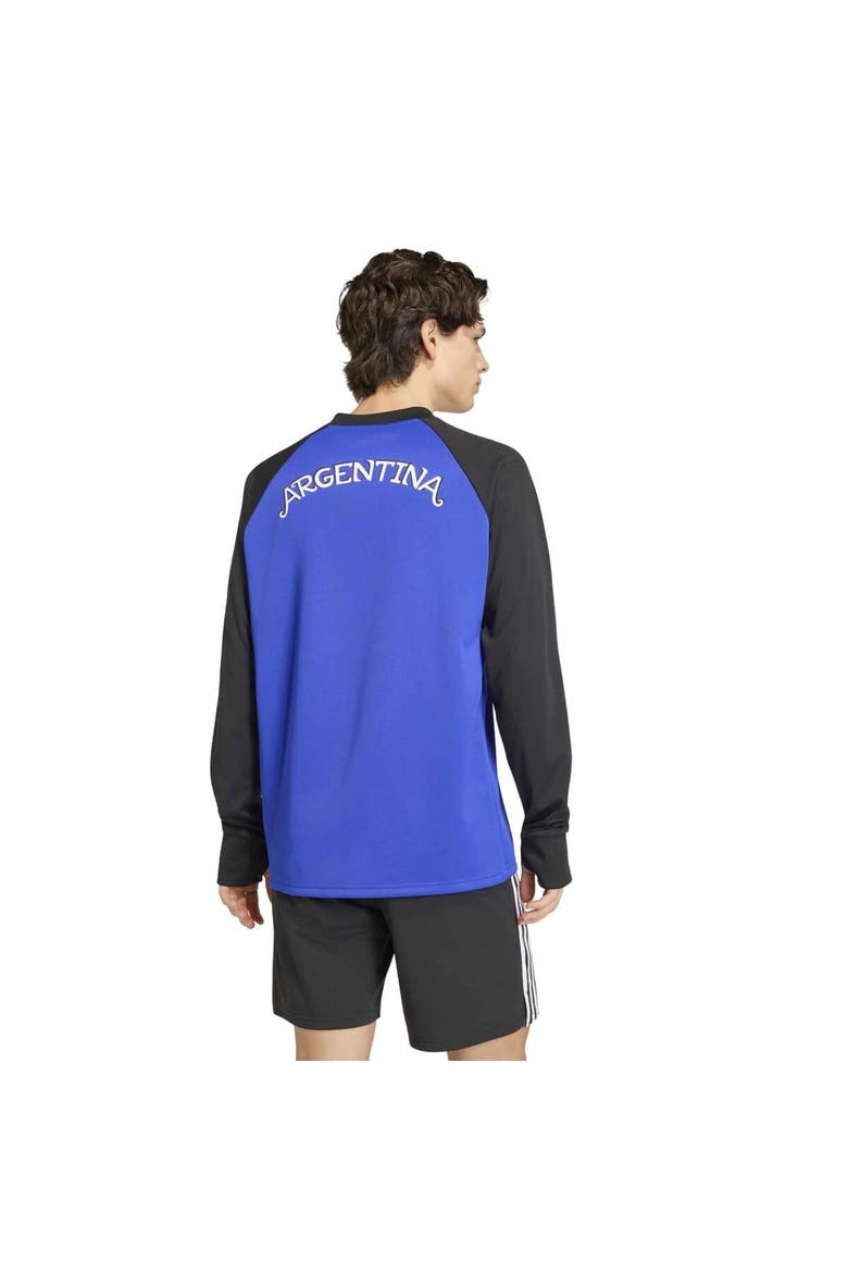 Men's adidas Blue Argentina National Team 2026 Long Sleeve Pre-Match Top, Alternate, color, Blue