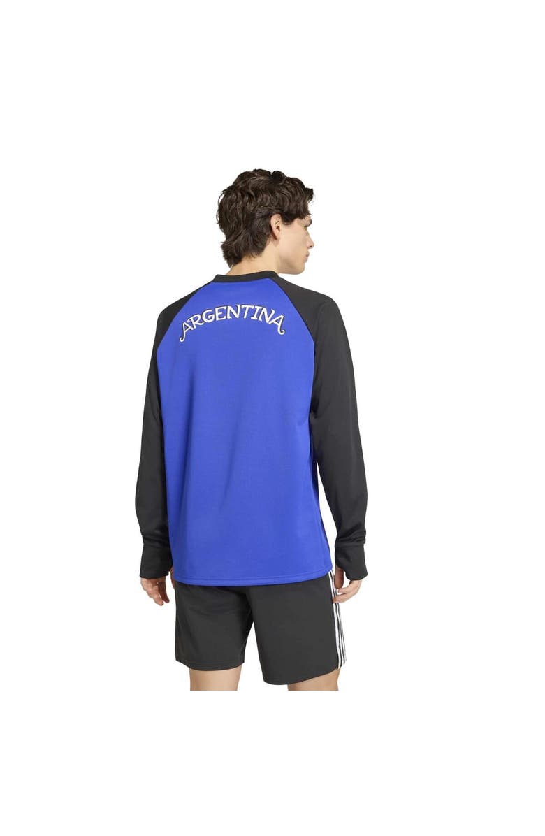 adidas Men's adidas Blue Argentina National Team 2026 Long Sleeve Pre-Match Top, Alternate, color, Blue
