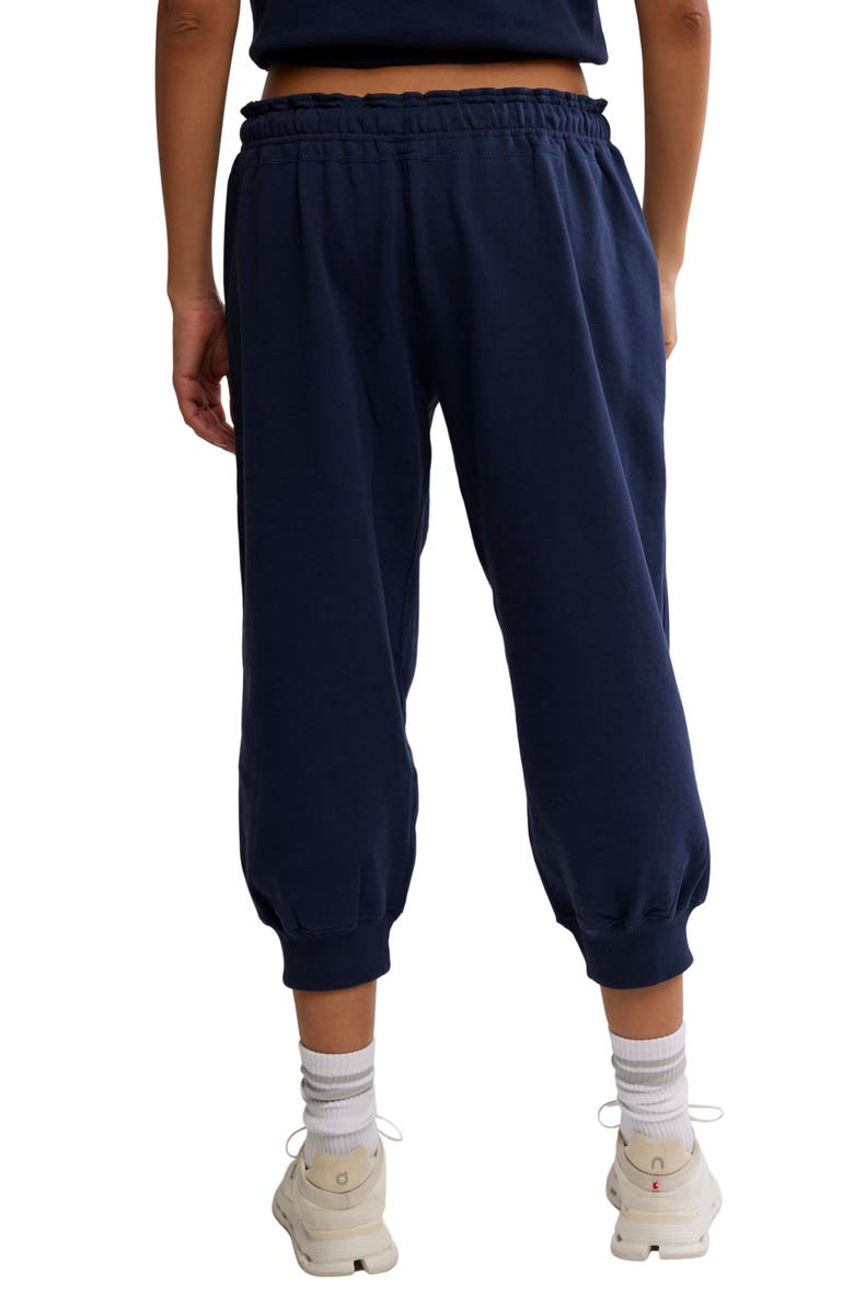 Free People FP Movement Flutter Crop Joggers, Alternate, color, Navy