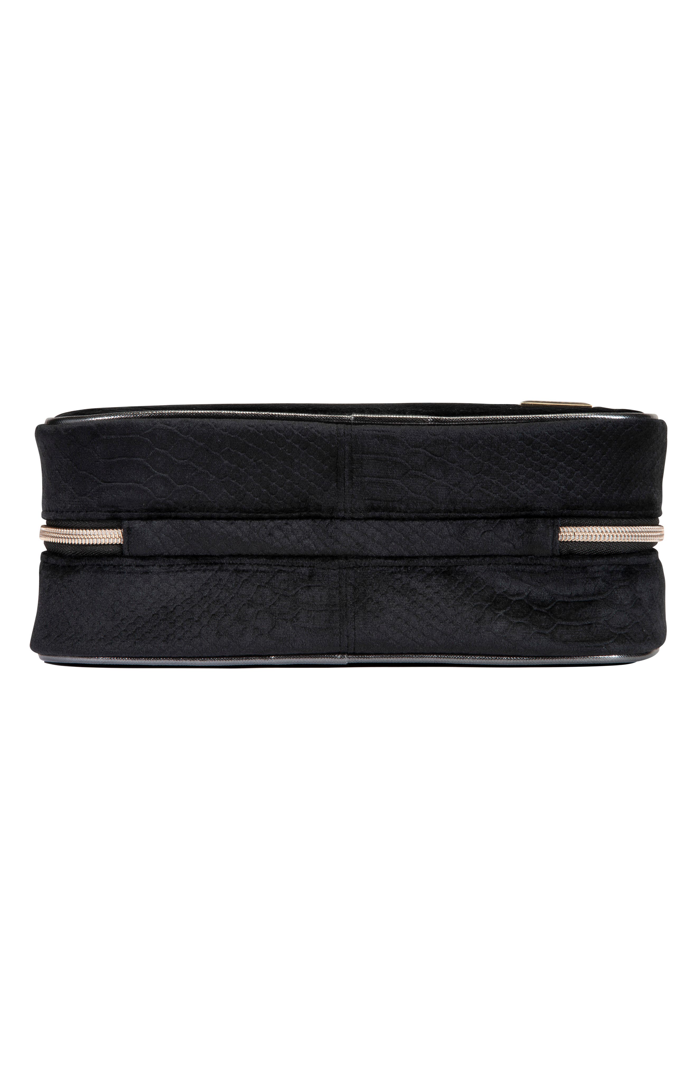 Stephanie Johnson Marais Noir Martha Large Briefcase Cosmetic Case, Alternate, color, 