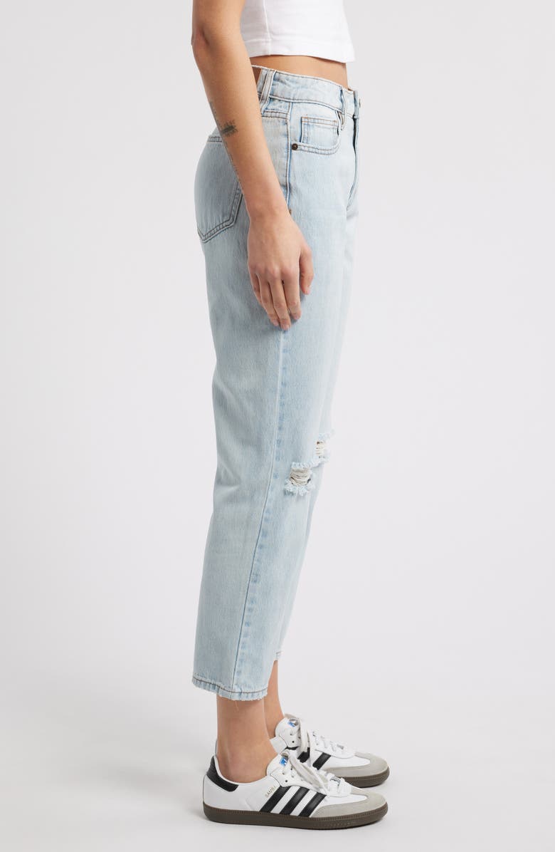 HIDDEN JEANS Classic Summer Distressed Straight Leg Jeans, Alternate, color,