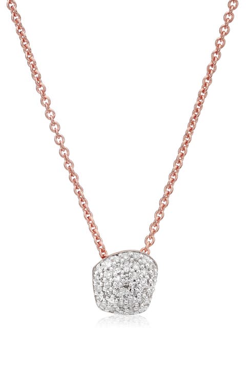 Nura Mini Nugget Pendant Necklace