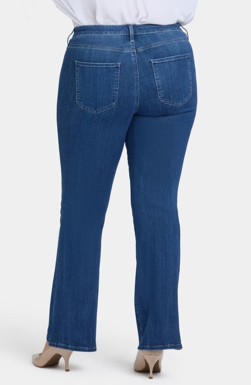 Nydj Ava Patch Pocket Flare Jeans In Blue