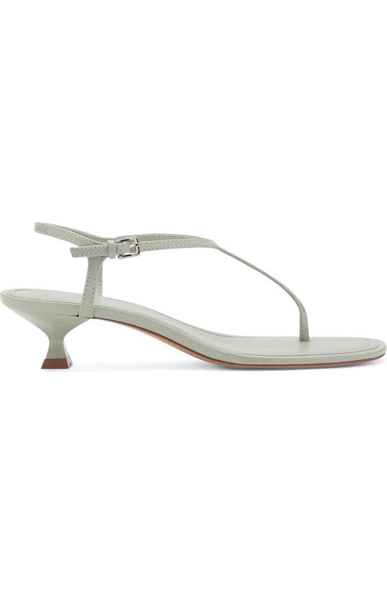 MANGO T-Strap Sandal, Alternate, color, Pastel Green