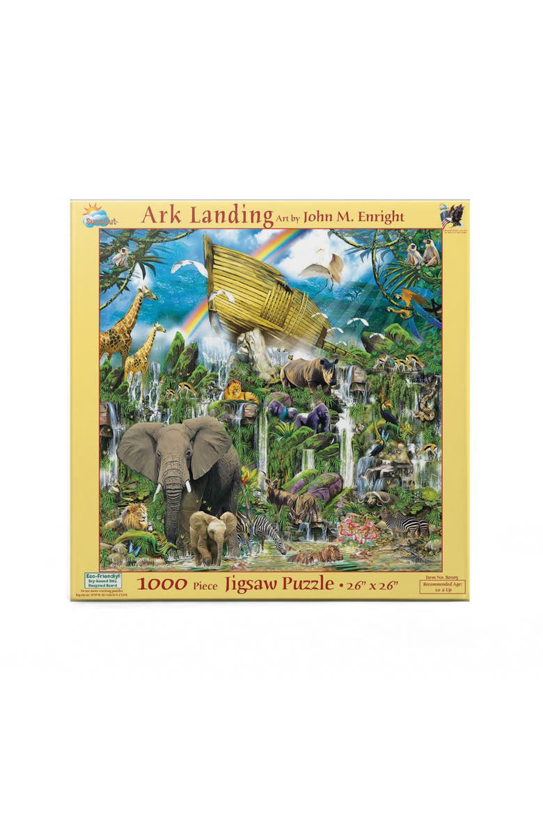Ark Landing 1000 piece Jigsaw Puzzle for Adults, Alternate, color, Multicolor