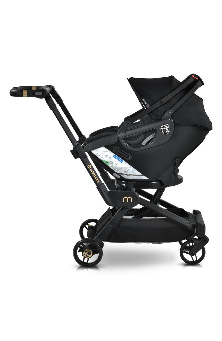 orbit baby<sup>®</sup> M+ Stroll, Lounge & Ride Car Seat, Bassinet & Stroller Travel System, Alternate, color, Black/ Black L/ Black