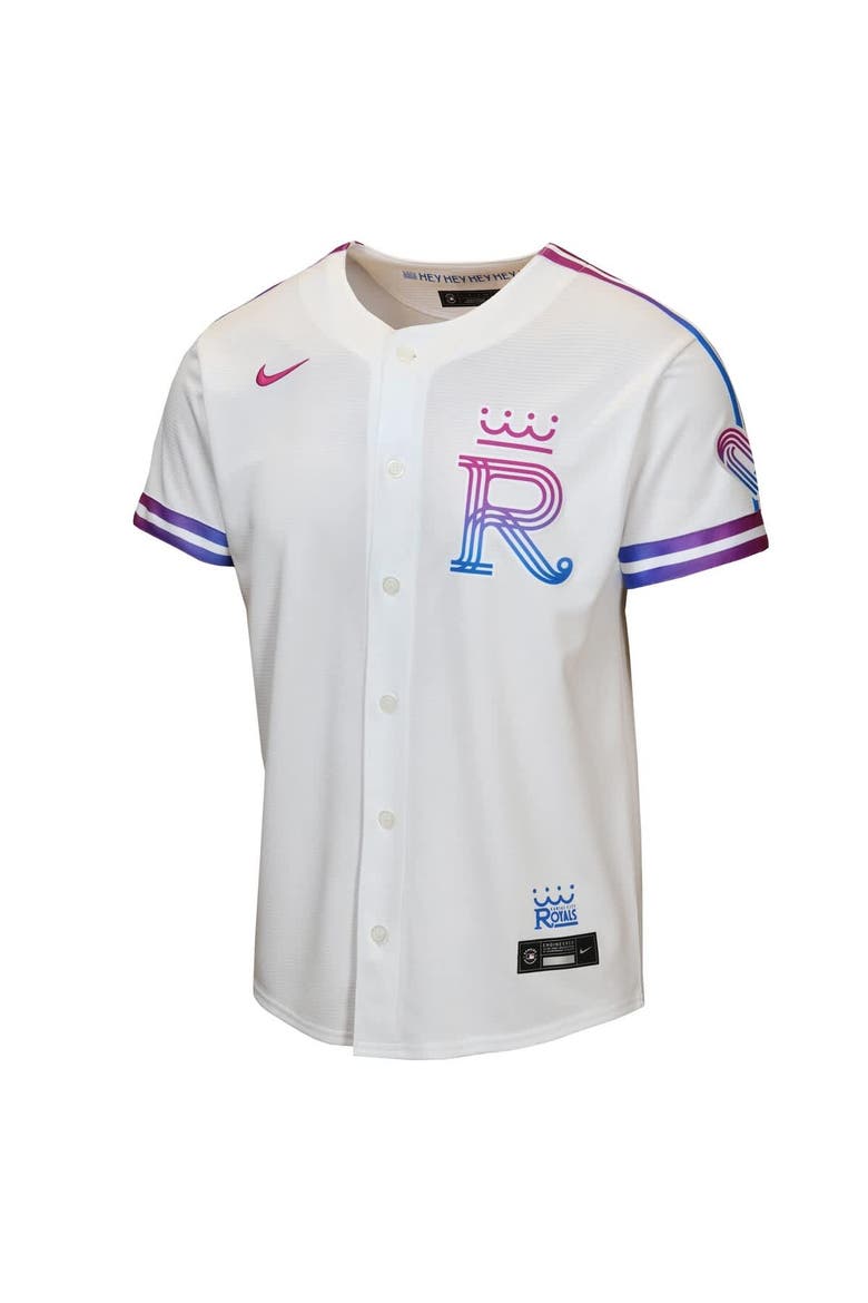 Youth Nike  White Kansas City Royals 2026 City Connect Stadium Jersey, Alternate, color, White