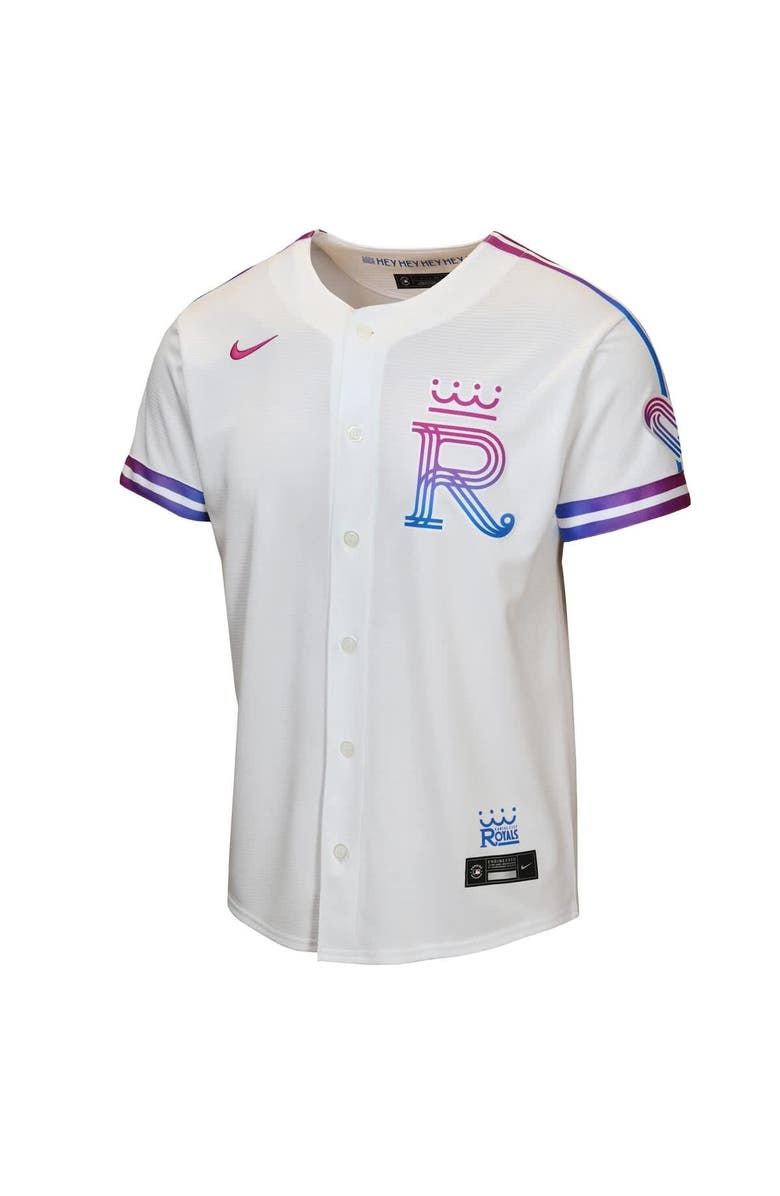 Nike Youth Nike  White Kansas City Royals 2026 City Connect Stadium Jersey, Alternate, color, White