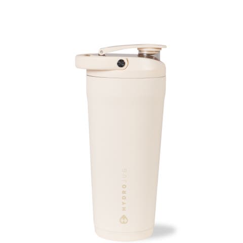 Insulated Stainless Steel Shaker 24 oz Bottle with Silent Mixing Grate & Flip Lid