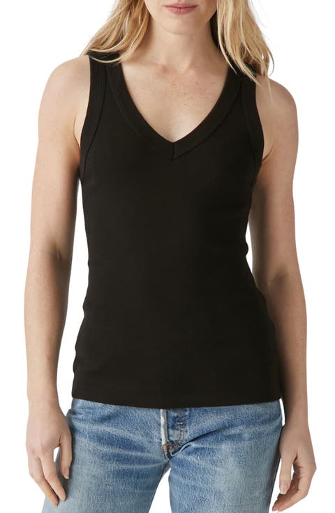 Maya Cotton V-Neck Tank