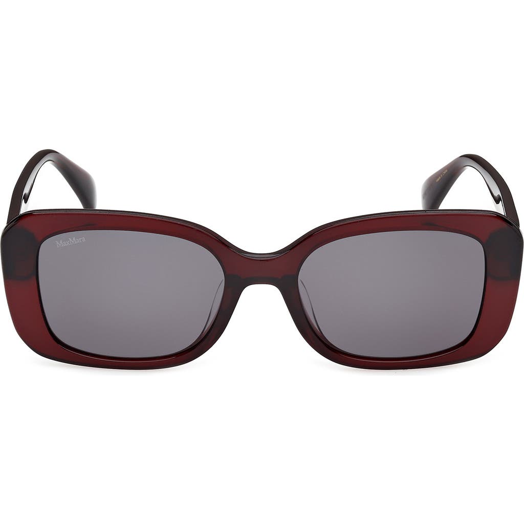 Max Mara 54mm Rectangular Sunglasses In Multi