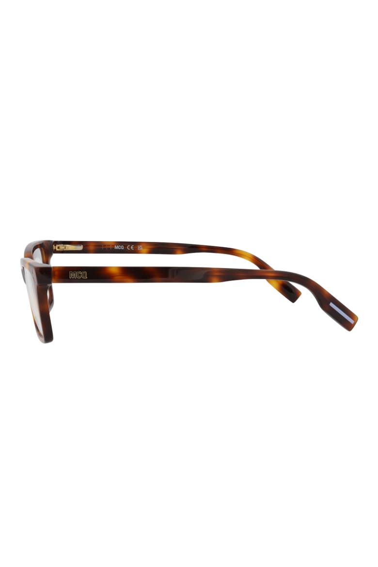 51mm Rectangular Optical Glasses, Alternate, color, HAVANA HAVANA TRANSPARENT