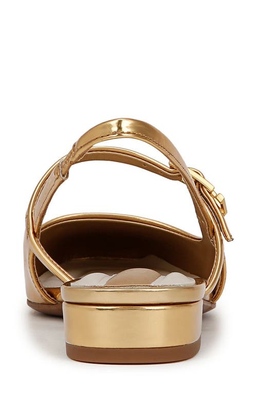 Franco Sarto Destin Slingback Flat In Gold
