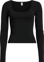 BP. Deep Scoop Neck Long Sleeve Tee