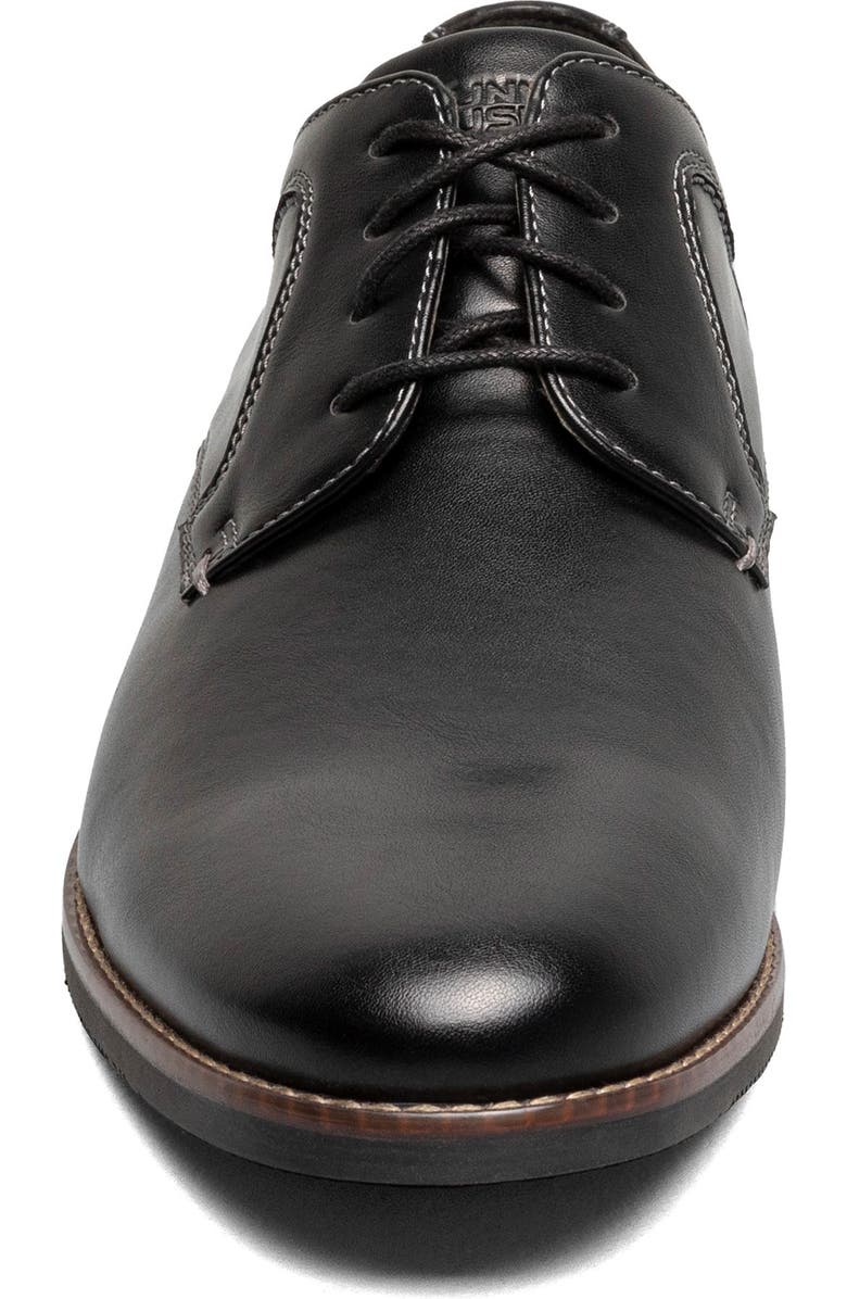 NUNN BUSH Wedgewood Plain Toe Derby, Alternate, color, Black