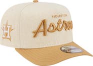 New Era Men's New Era Cream Houston Astros Herringbone 9FIFTY A-Frame Snapback Hat