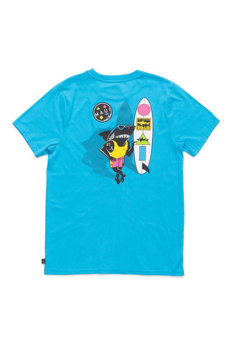 Arnold Sharkley Graphic T-Shirt, Alternate, color, NEON BLUE