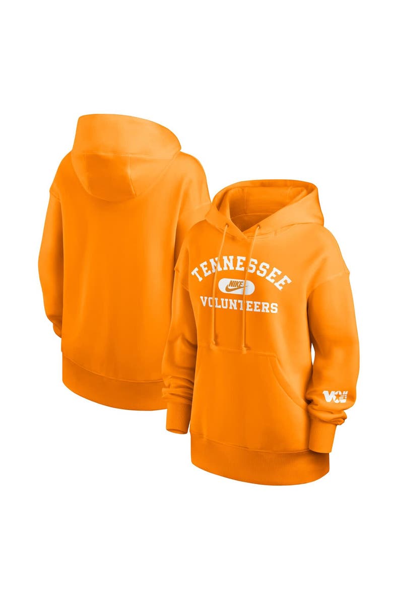 Nike Women's Nike Tennessee Orange Tennessee Volunteers Oversized Legacy Phoenix Foundational Stack Pullover Hoodie, Main, color,