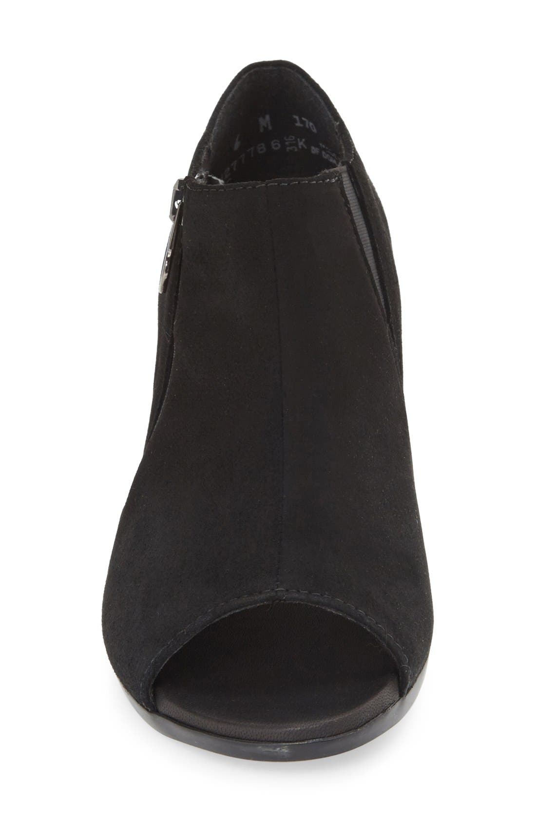 Munro 'Luisa' Open Toe Bootie, Alternate, color, 