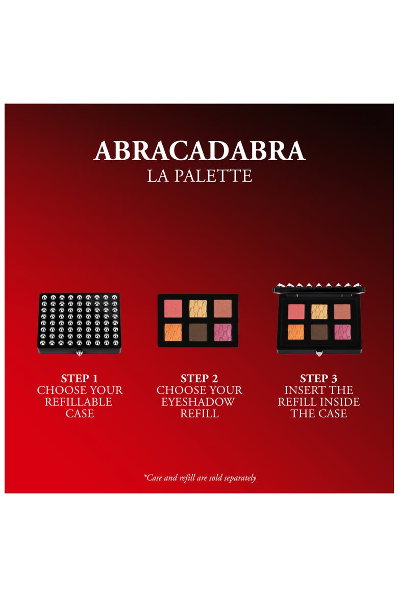 Abracadabra La Palette Refillable Case, Alternate, color, NOIR LOUBOUTIN