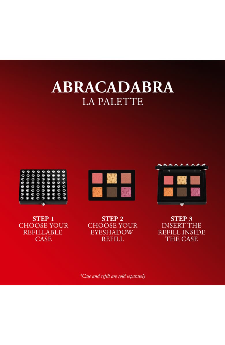 Christian Louboutin Abracadabra La Palette Refillable Case, Alternate, color, Noir Louboutin