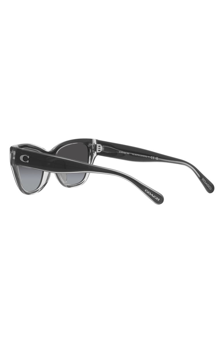 COACH 54mm Gradient Cat Eye Sunglasses, Alternate, color, 